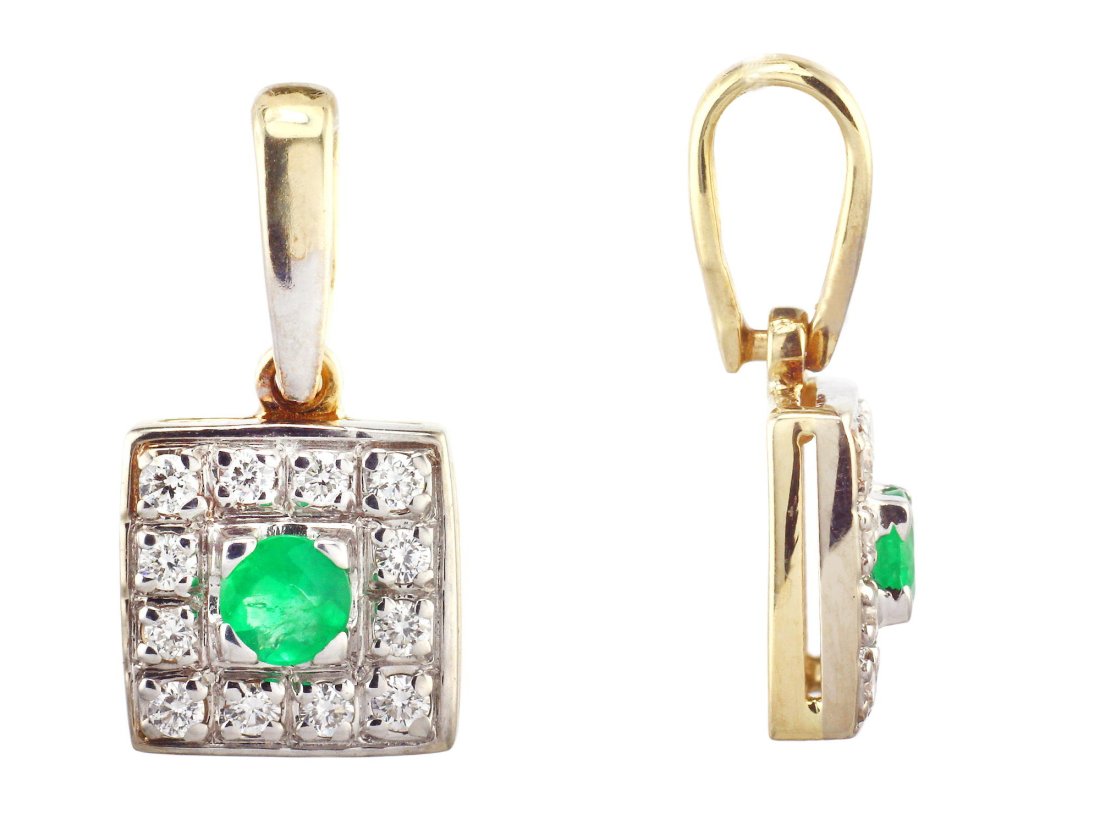 Підвіс "Квадрат" з розсипом - Багира