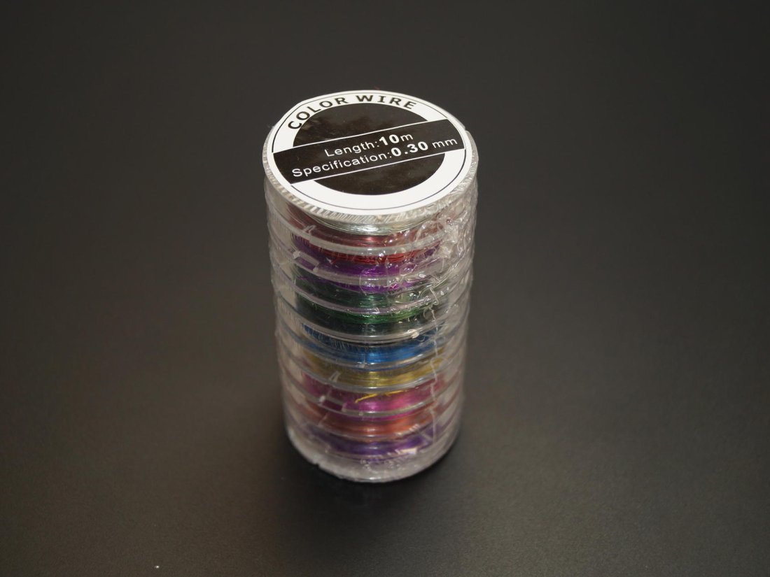 Дріт для Бісеру. 10 м. Асорті. - Кристалік
