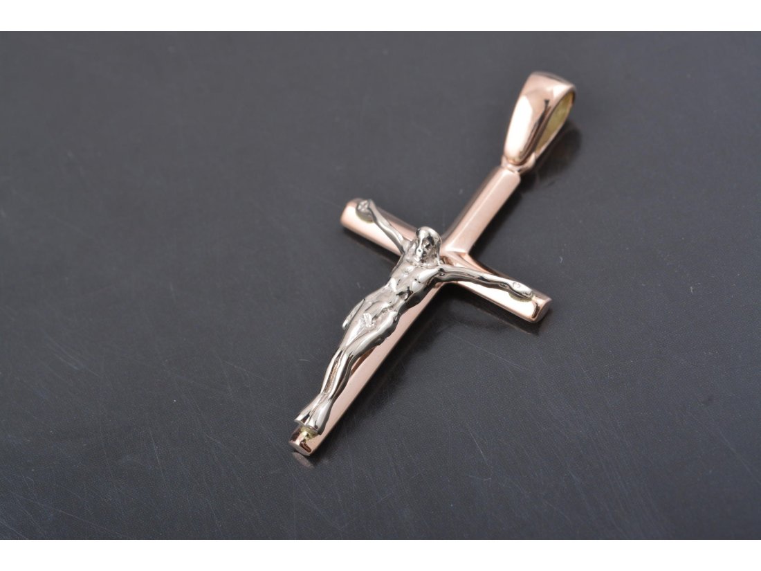 Хрест із розп'яттям без каміння - Багира