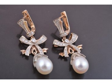 Сережки з перлами - Купити