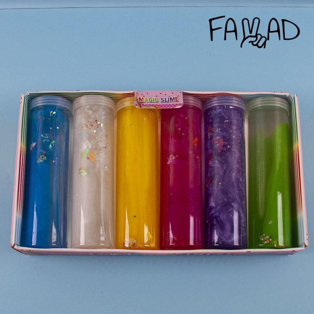 слайм в колбе блеск оптом, фото 5524