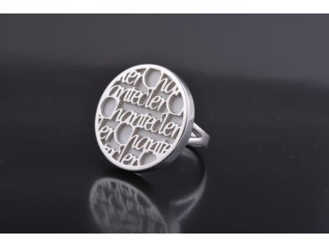 Каблучка з написом у стилі Chantecler - Купити