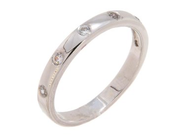 Каблучка з камінням під обручку - Купити