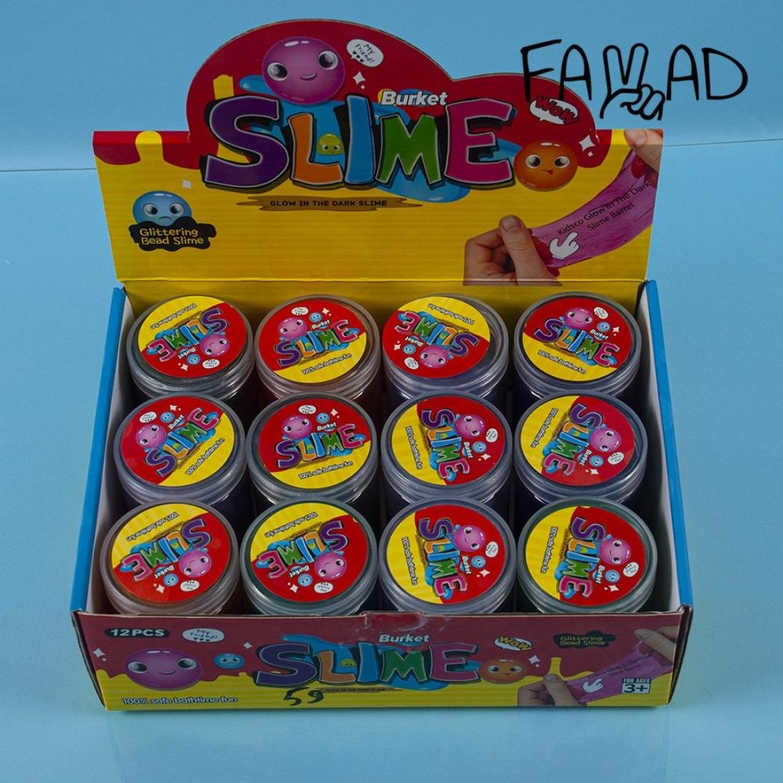 слайм в баночке оптом, фото 9632