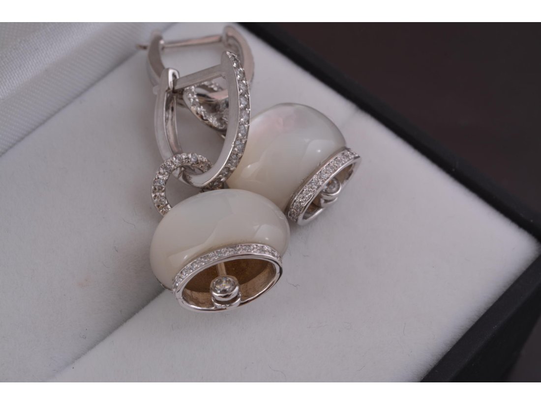 Сережки-дзвіночки у стилі Chantecler, срібло