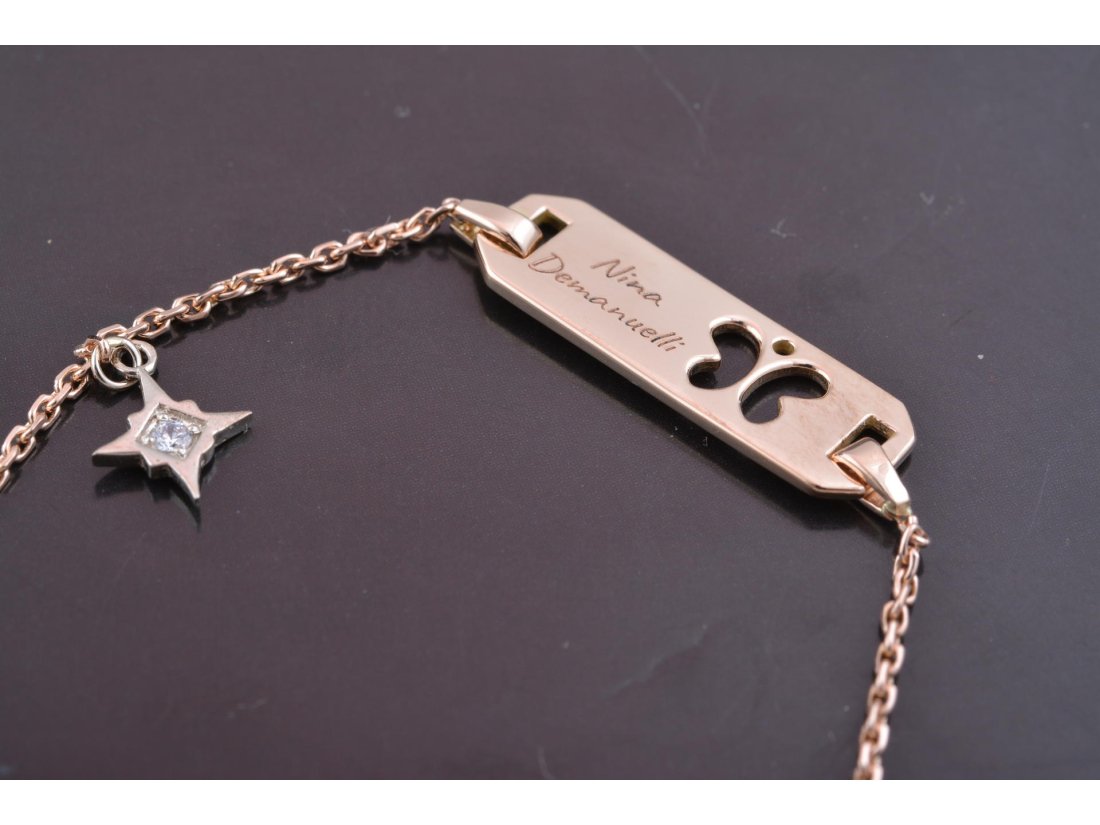 Дитячий браслет з табличкою - Багира