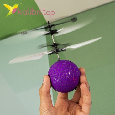 Сенсорный светящийся шар Flying Ball фиолетовый оптом фото 7485