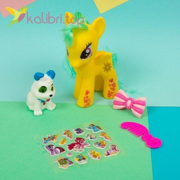 Дитяча іграшка My Little Pony з наклейками, оптом фото 3