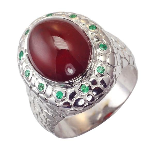 Каблучка з гранатом - Багира