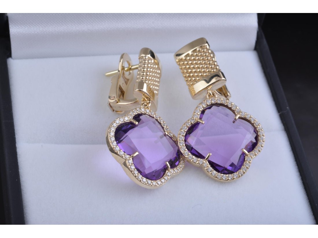 Сережки у стилі Van Cleef & Arpels - Багира