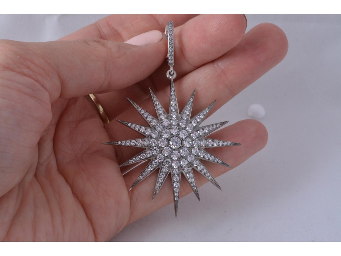 Сережки срібні у стилі Bochic - Купити