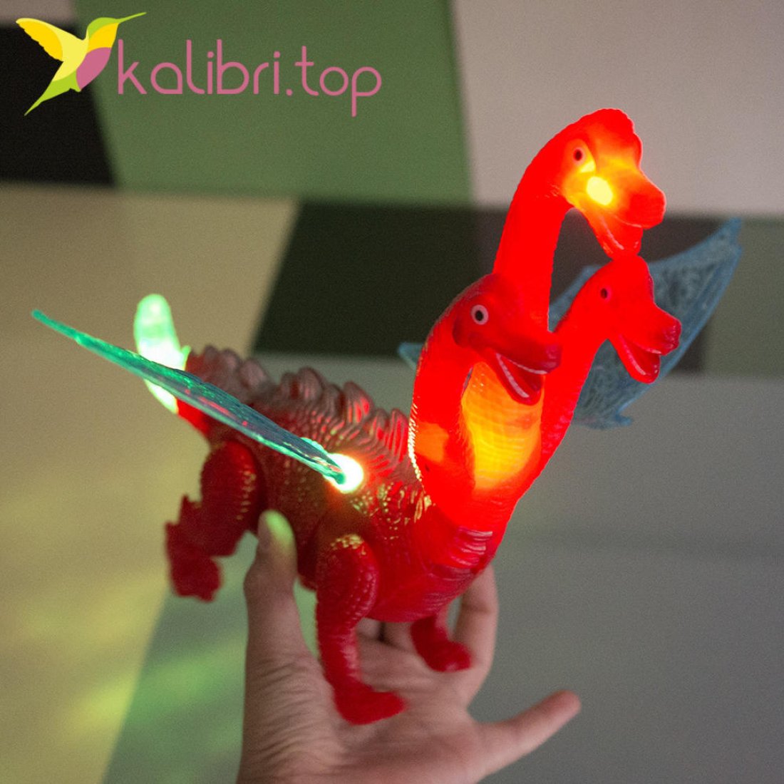 Светящиеся игрушка детская ходилка Змей Горыныч оптом фото 3