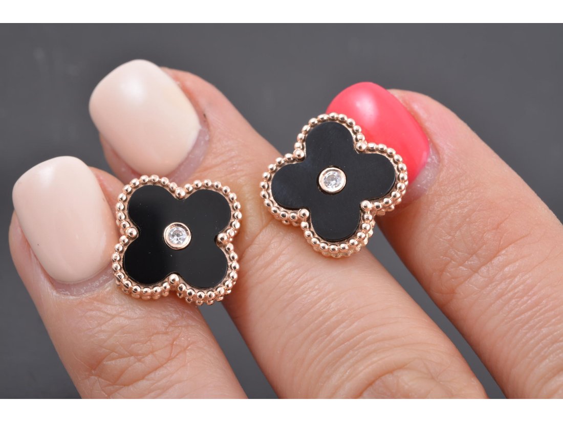 Сережки у стилі Van Cleef & Arpels - Купити