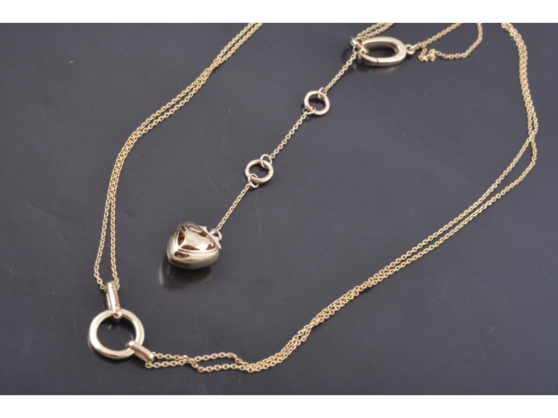 Кольє у стилі Chantecler, червоне золото