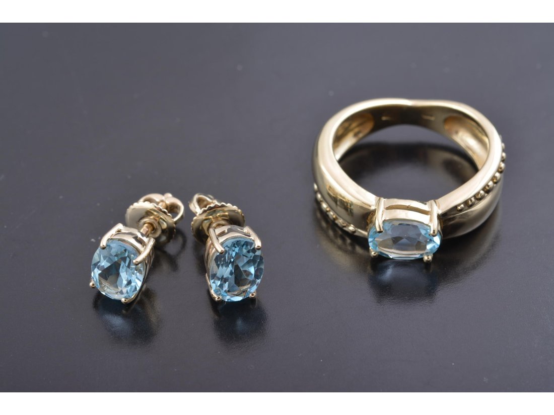 Гарнітур с топазом - Багира