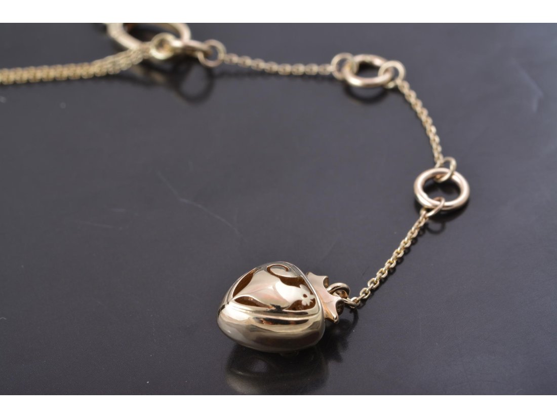 Кольє у стилі Chantecler, червоне золото