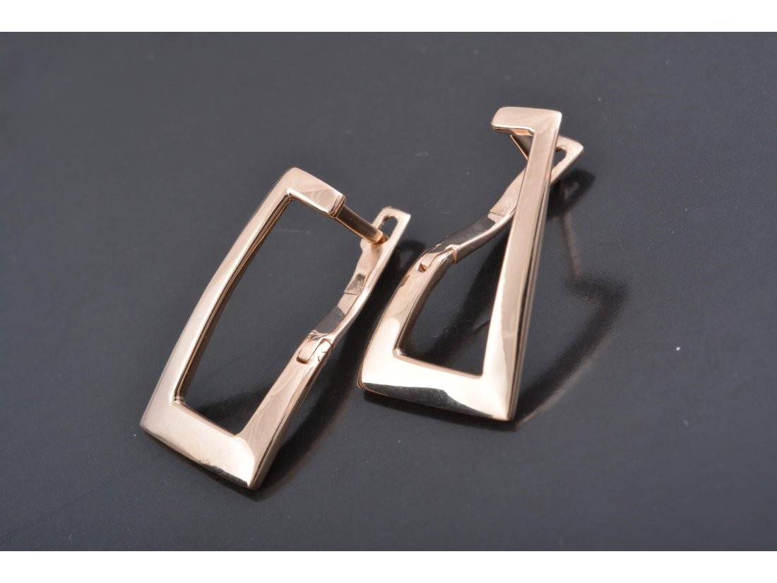 Сережки без каміння