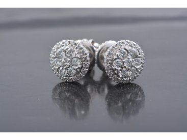 Пусети з діамантами - Купити