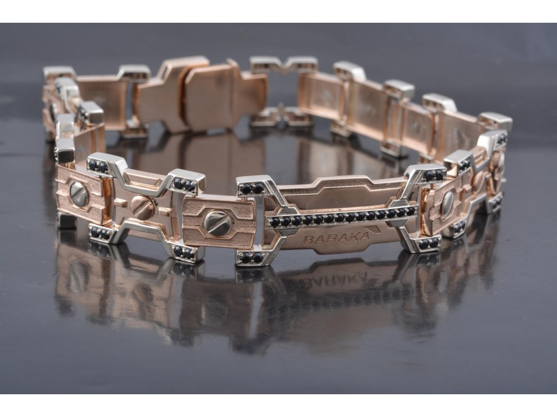 Браслет литого ручного збирання в стилі Baraka - Багира