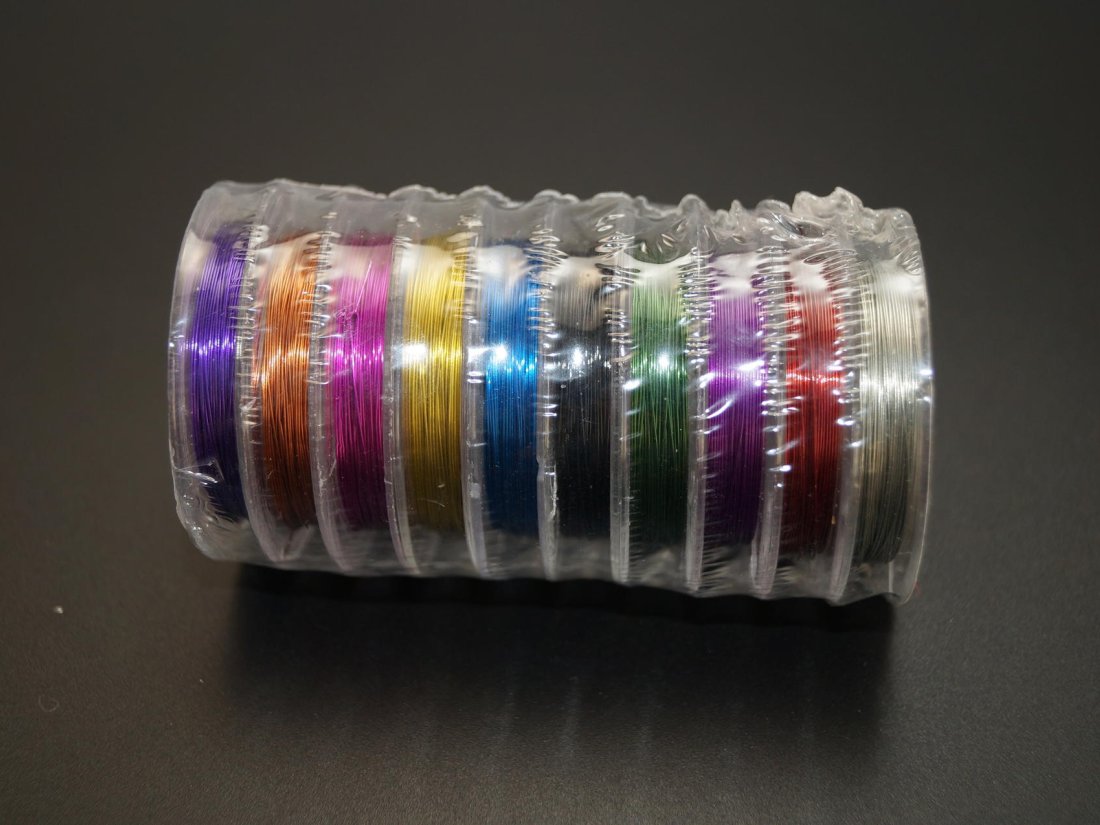 Дріт для Бісеру. 10 м. Асорті.