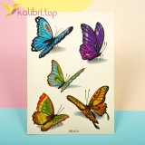 Дитячі татуювання з блискітками - метелики оптом фото 01