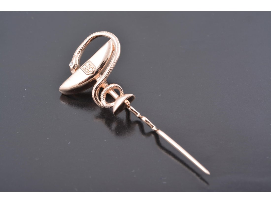 Брошка з діамантом - Купити