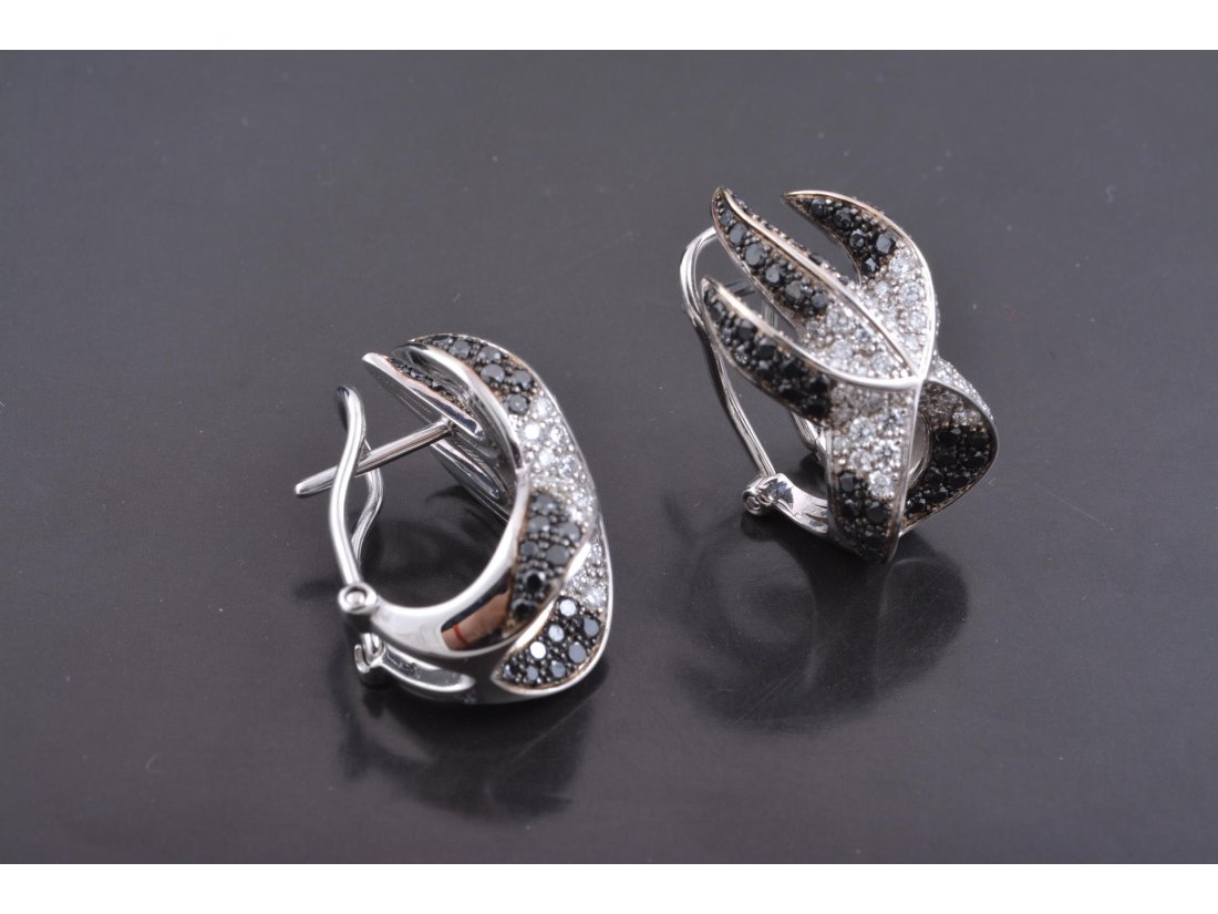 Сережки з діамантами - Купити