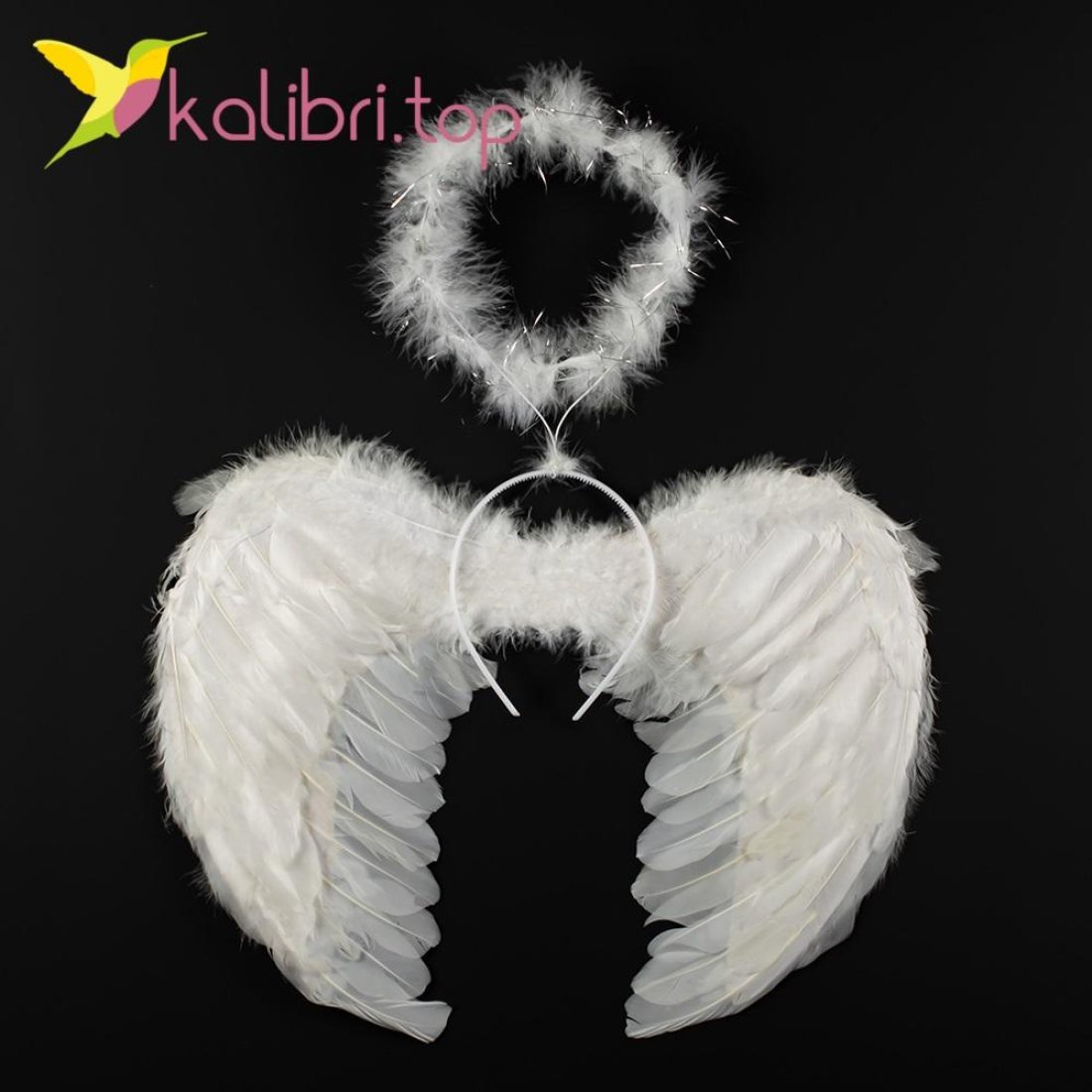Набор карнавальные крылья ангела, нимб оптом фото 569