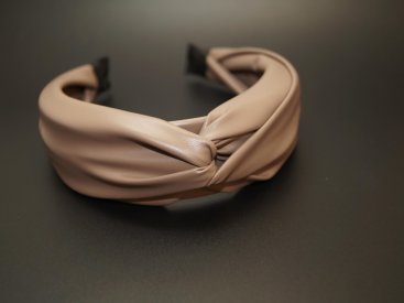 Шкірянийй обруч для волосся. Чалма. - Купити