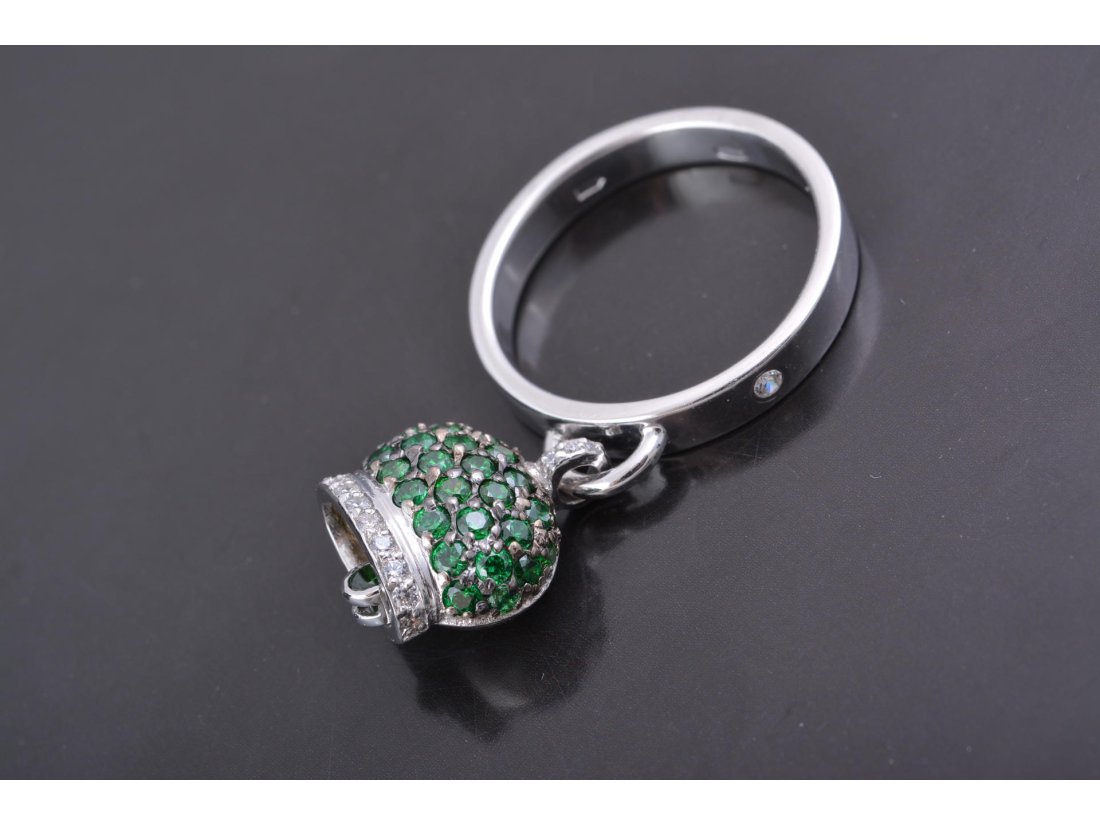 Каблучка з дзвіночком у стилі Chantecler, срібло - Багира