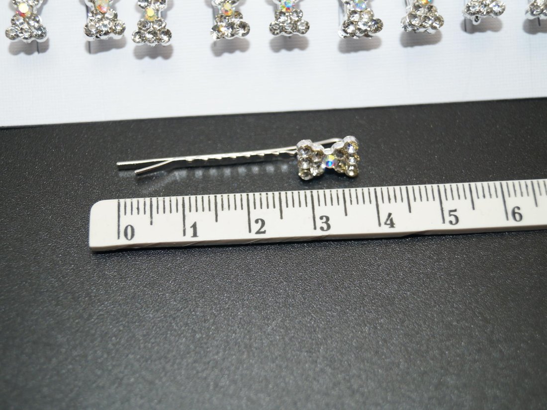 Невидимки для волосся. 4 см. - Кристалік