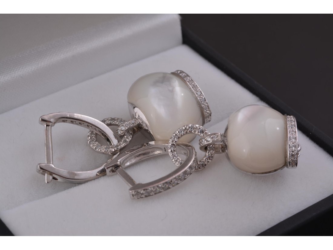 Сережки-дзвіночки у стилі Chantecler, срібло