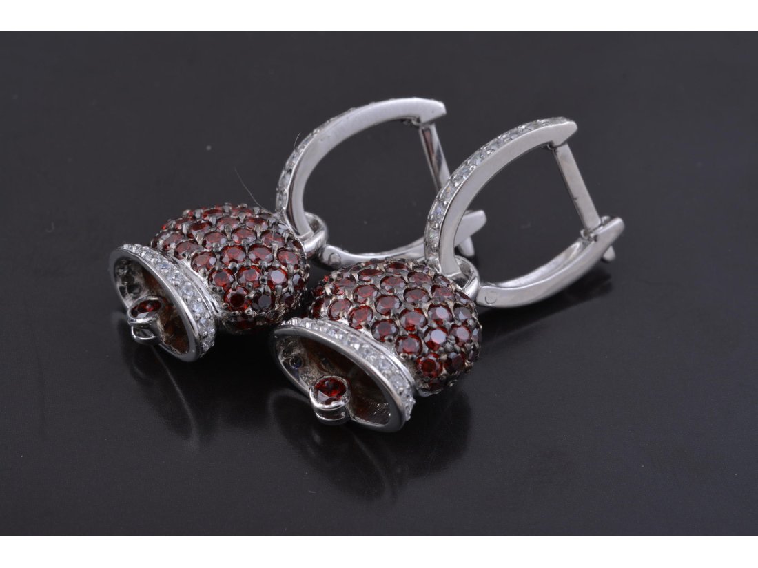 Сережки дзвіночки у стилі Chantecler, жовте золото