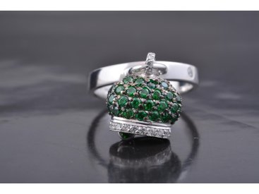 Каблучка з дзвіночком у стилі Chantecler, срібло - Купити