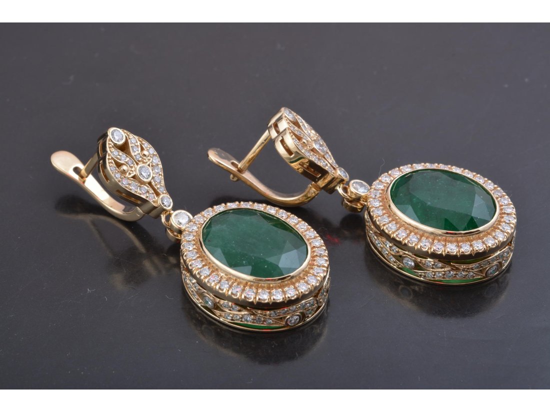 Сережки з діамантами - Багира