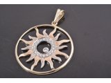 Підвіс "Сонце " з діамантом