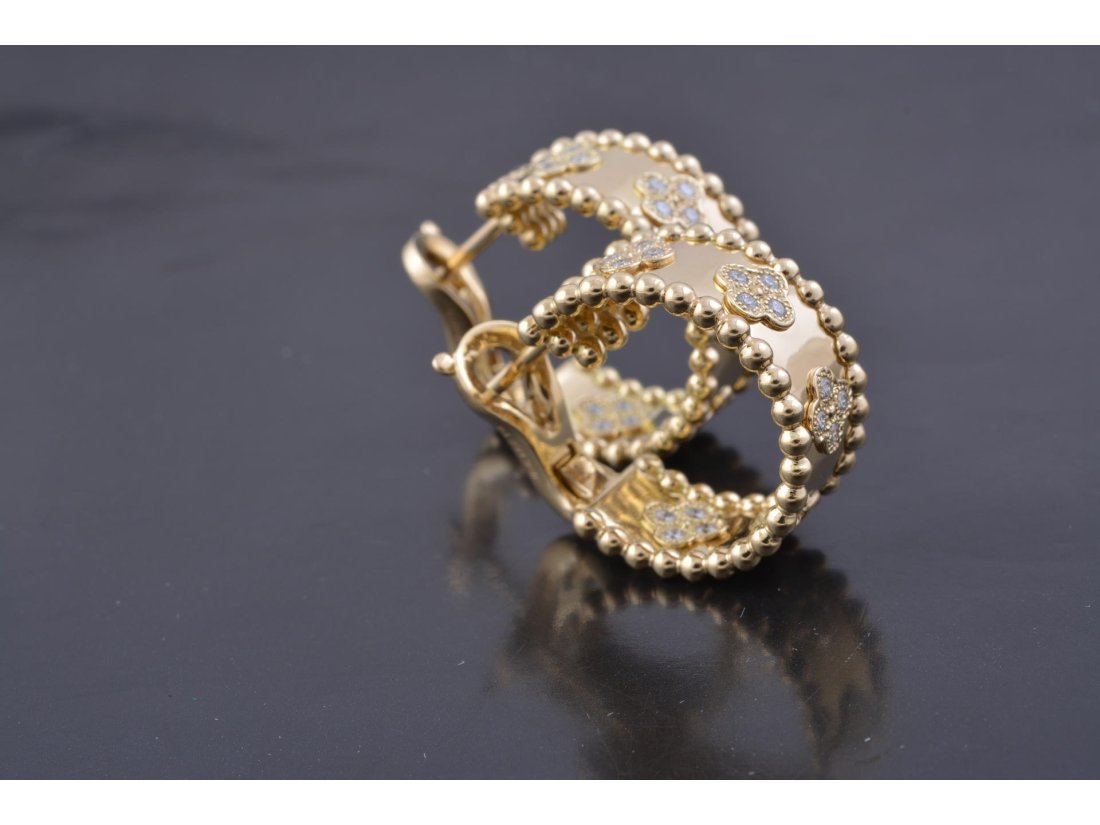 Сережки у стилі Van Cleef & Arpels - Багира