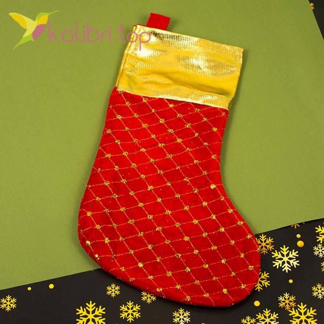 Шкарпетка для подарунків велика оптом фото 01