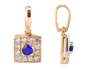 Підвіс "Квадрат" з розсипом - Фото Підвіс "Квадрат" з розсипом - Купити