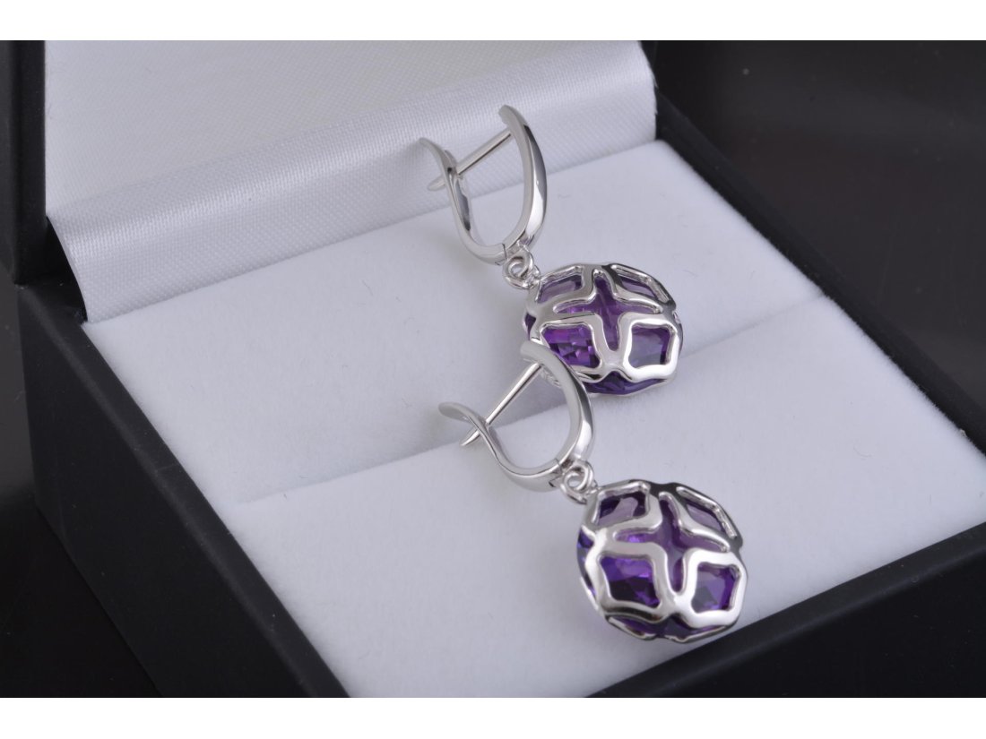 Гарнітур у стилі Chopard (аметист) - Купити
