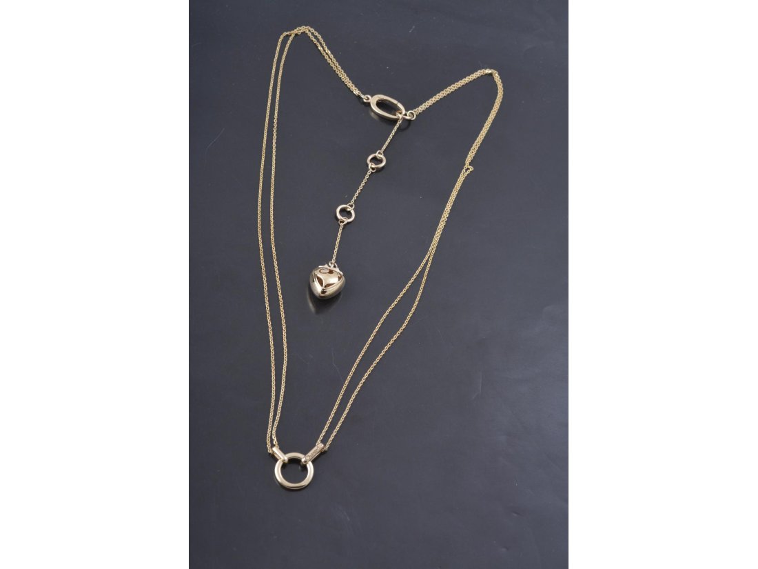 Кольє у стилі Chantecler, червоне золото