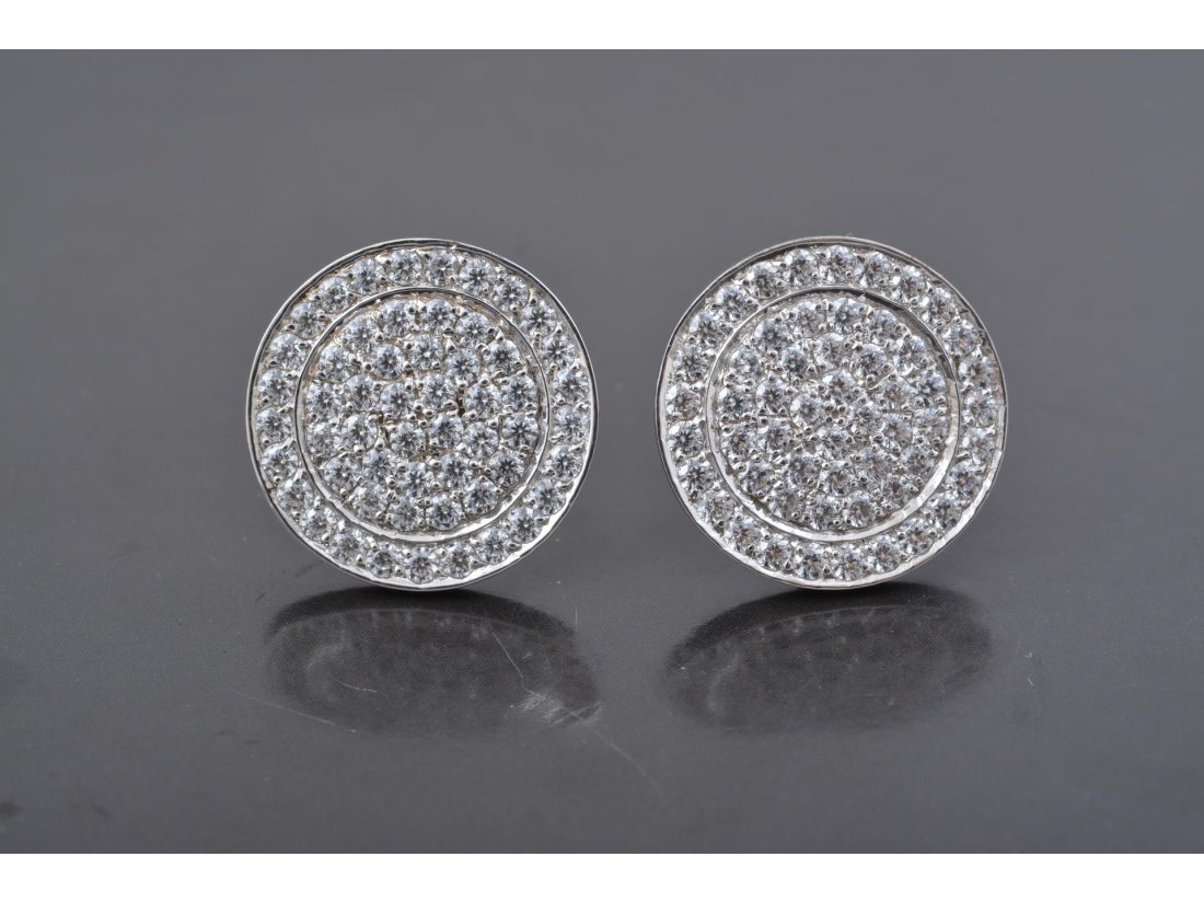 Сережки-пусети "Гудзики"