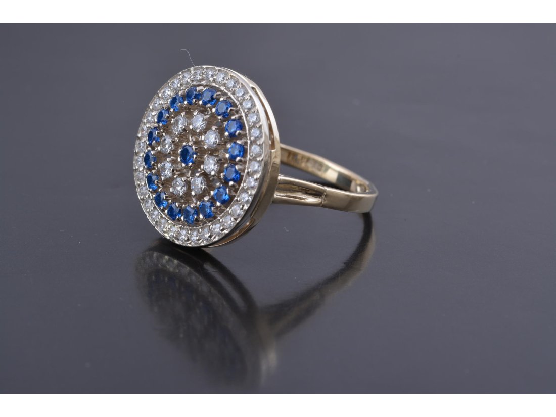 Каблучка з розсипом