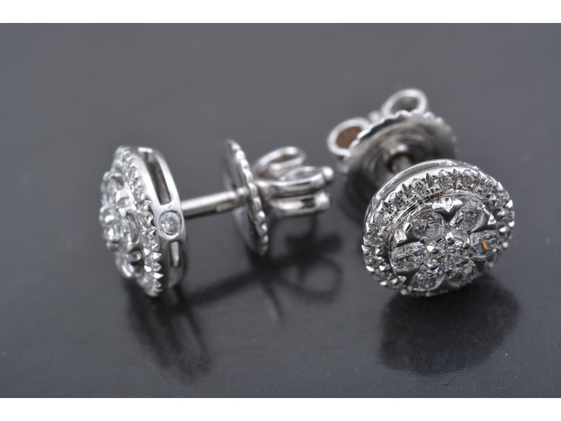 Пусети з діамантами - Багира