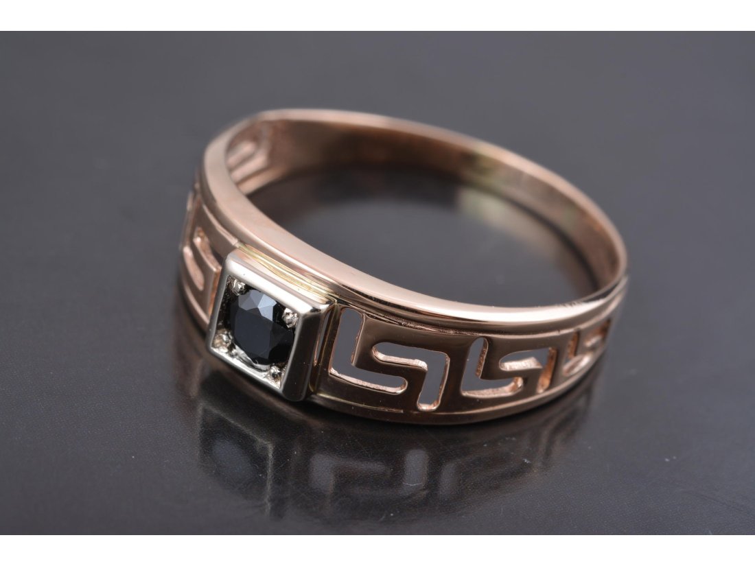 Чоловічий перстень у стилі Versace - Багира