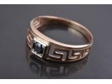 Чоловічий перстень у стилі Versace - Багира