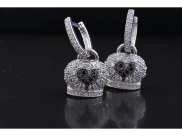 Сережки з півнем у стилі Chantecler, срібло - Купити