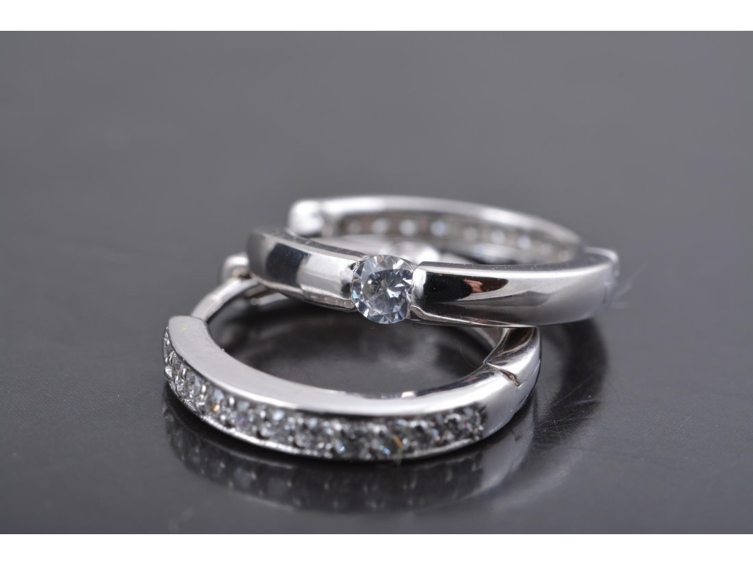 Сережки-самоколки двосторонні - Багира