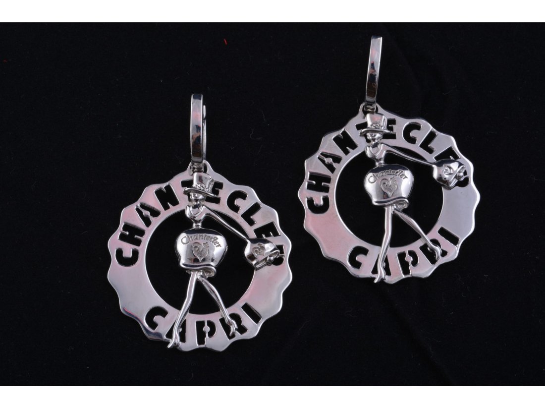 Сережки у сріблі "Дама з сумочкою"