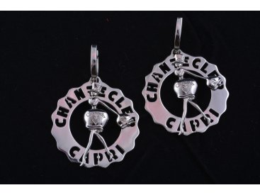 Сережки у сріблі "Дама з сумочкою" - Купити